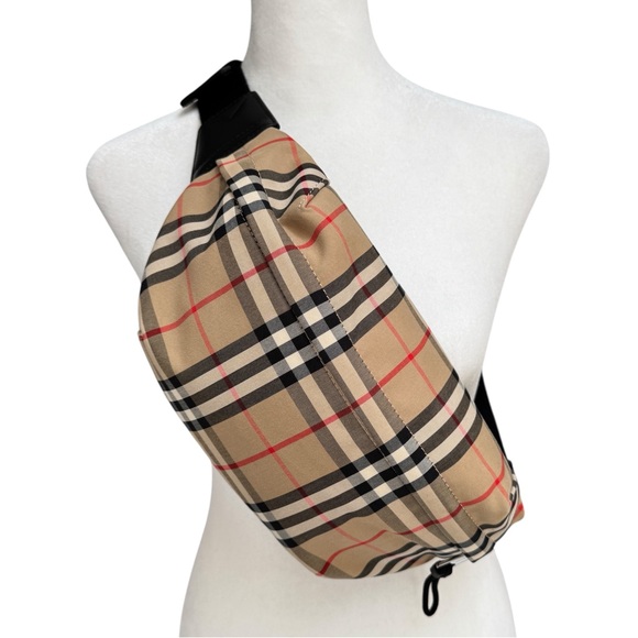 Burberry Sonny Check Canvas Belt Bum Bag - Picture 7 of 16